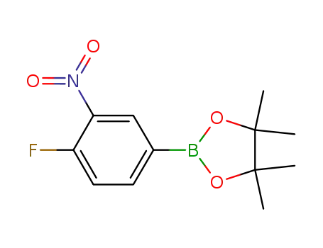 2-(4-fluoro-3-nitrophenyl)-4,4,5,5-tetramethyl-1,3,2-dioxaborolane