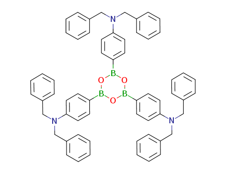 2,4,6-Tri[4-(N,N-dibenzyl)aniline]-1,3,5,2,4,6-trioxatriborinane