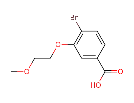4-bromo-3-(2-methoxyethoxy)benzoic acid