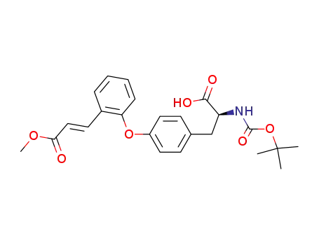 L-Tyrosine,
N-[(1,1-dimethylethoxy)carbonyl]-O-[2-[(1E)-3-methoxy-3-oxo-1-propen-
1-yl]phenyl]-