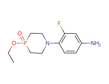 4-(4-ethoxy-4-oxo-4λ5-[1,4]azaphosphinan-1-yl)-3-fluoro-phenyl-amine