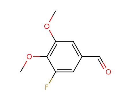 Molecular Structure of 71924-61-3 (3-Fluoro-4,5-Dimethoxybenzaldehyde)