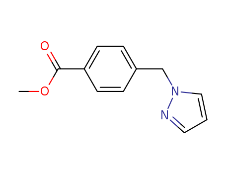 Benzoic acid,4-(1H-pyrazol-1-ylmethyl)-, methyl ester