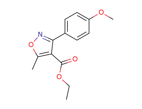 에틸 3- (4- 메 톡시 페닐) -5- 메틸이 속 사졸 -4- 카르 복실 레이트