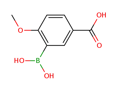 Molecular Structure of 730971-32-1 (3-BORONO-4-METHOXYBENZOIC ACID)