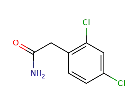 Molecular Structure of 55954-27-3 (Benzeneacetamide,2,4-dichloro-)