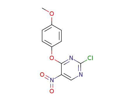 2-chloro-4-(4-methoxyphenoxy)-5-nitropyrimidine