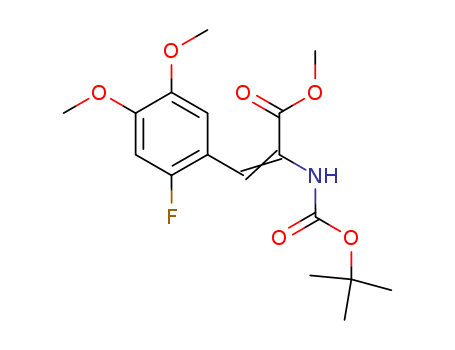 2-[(tert-Butoxycarbonyl)amino]-3-(2-fluoro-4,5-dimethoxyphenyl)-2-propanoic Acid Methyl Ester