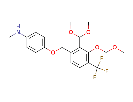 N-(4-{[2-(dimethoxymethyl)-3-(methoxymethoxy)-4-(trifluoromethyl)benzyl]oxy}phenyl)-N-methylamine