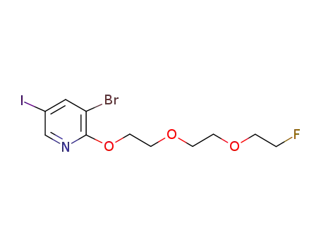 3-Bromo-2-[2-[2-(2-fluoroethoxy)ethoxy]ethoxy]-5-iodopyridine
