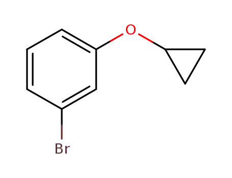 Molecular Structure of 1035690-22-2 (1-bromo-3-cyclopropoxybenzene)