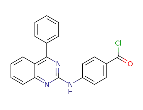 4-(4-phenylquinazolin-2-ylamino)benzoyl chloride