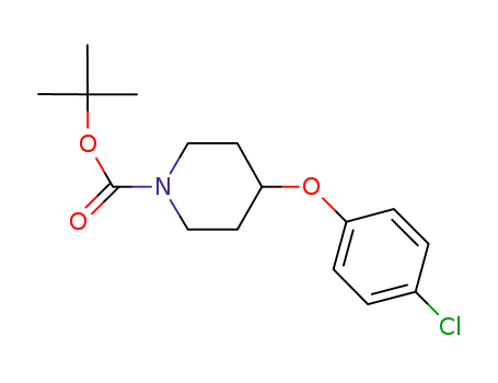 1-Piperidinecarboxylic acid, 4-(4-chlorophenoxy)-, 1,1-dimethylethyl
ester