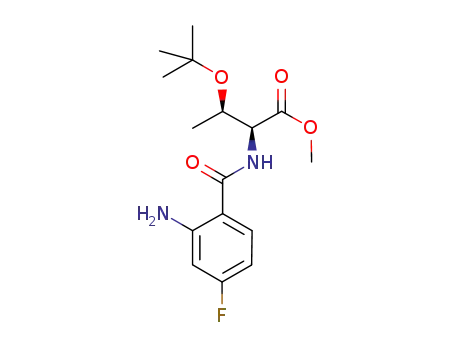 methyl N-[(2-amino-4-fluorophenyl)carbonyl]-O-(1,1-dimethylethyl)-L-threoninate