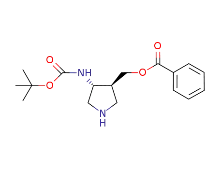 [(3S,4R)-4-(t-butoxycarbonylamino)pyrrolidin-3-yl]methyl benzoate
