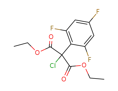 Diethyl chloro(2,4,6-trifluorophenyl)propanedioate