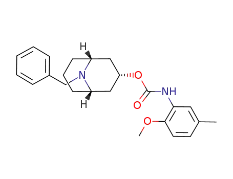 Carbamic acid, (2-methoxy-5-methylphenyl)-,
(3-endo)-9-(phenylmethyl)-9-azabicyclo[3.3.1]non-3-yl ester