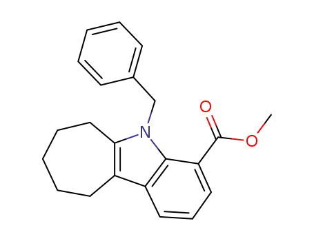 methyl 5-benzyl-5,6,7,8,9,10-hexahydrocyclohepta[b]indole-4-carboxylate