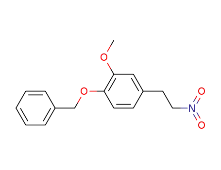 Benzene, 2-methoxy-4-(2-nitroethyl)-1-(phenylmethoxy)-