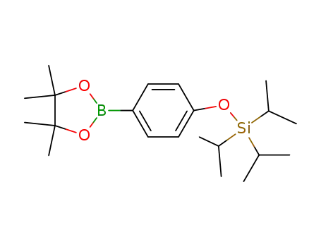 1-(4,4,5,5-tetramethyl-1,3,2-dioxaborolan-2-yl)-4-((triisopropylsilyl)oxy)benzene