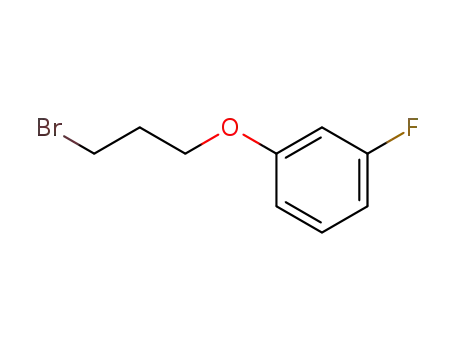 Molecular Structure of 193356-97-7 (Benzene, 1-(3-bromopropoxy)-3-fluoro-)