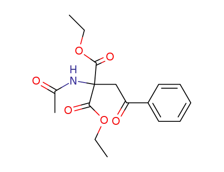 Molecular Structure of 15121-91-2 (diethyl (acetylamino)(2-oxo-2-phenylethyl)propanedioate)