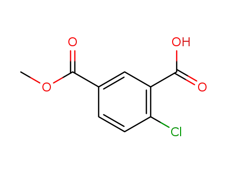 Molecular Structure of 651058-97-8 (2-chloro-5-(methoxycarbonyl)benzoic acid)