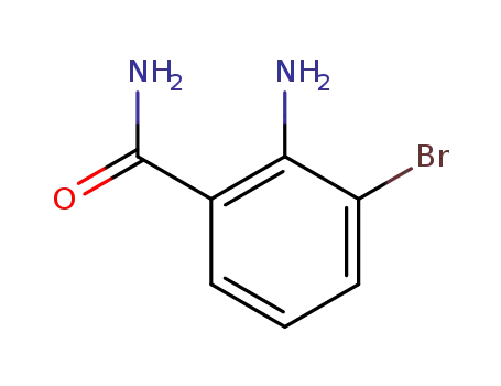 Molecular Structure of 437998-34-0 (Benzamide, 2-amino-3-bromo-)