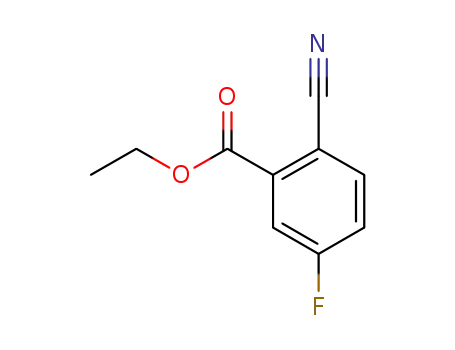 Molecular Structure of 1260751-65-2 (Ethyl2-cyano-5-fluorobenzoate)
