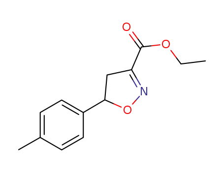ethyl 5-(p-tolyl)-4,5-dihydroisoxazole-3-carboxylate