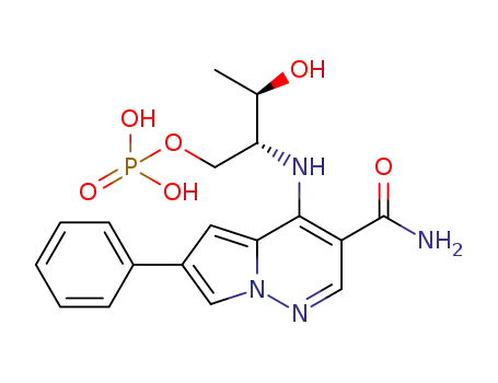 (2R,3R)-2-((3-carbamoyl-6-phenylpyrrolo[1,2-b] pyridazin-4-yl)amino)-3-hydroxybutyl dihydrogen phosphate