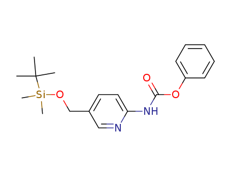 phenyl 5-((tert-butyldimethylsilyloxy)methyl)pyridin-2-ylcarbamate