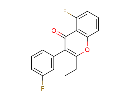 2-ethyl-5-fluoro-3-(3-fluorophenyl)-4H-chromen-4-one