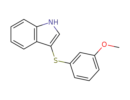 1H-Indole, 3-[(3-methoxyphenyl)thio]-