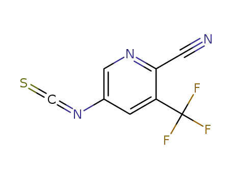 Molecular Structure of 951753-87-0 (5-isothiocyanato-3-(trifluoromethyl)picolinonitrile)