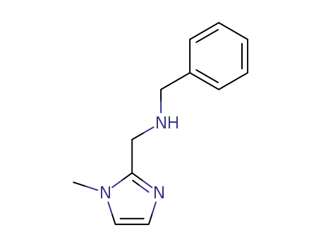 Molecular Structure of 474448-87-8 (N-Benzyl-1-(1-methyl-1H-imidazol-2-yl)methanamine dihydrochloride)