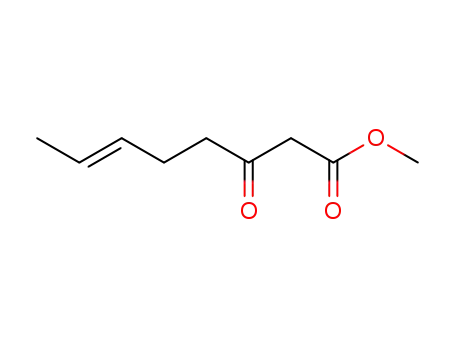 6-Octenoic acid, 3-oxo-, methyl ester, (6E)-