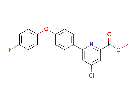methyl 4-chloro-6-(4-(4-fluorophenoxy)phenyl)picolinate