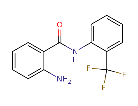 Molecular Structure of 735-28-4 (2-AMINO, N-(2-TRIFLUOROMETHYL PHENYL )BENZAMIDE)