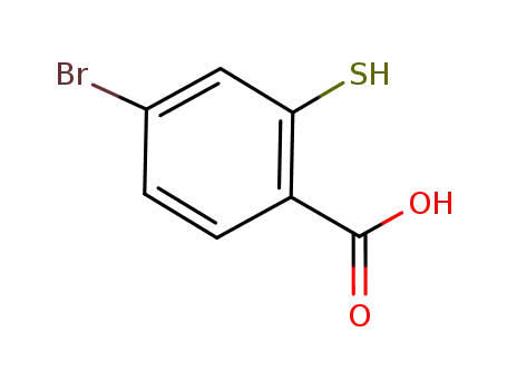 Molecular Structure of 116209-30-4 (4-BROMO-2-MERCAPTOBENZOIC ACID)