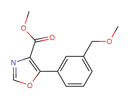 5-(3-methoxymethyl-phenyl)-oxazole-4-carboxylic acid methyl ester