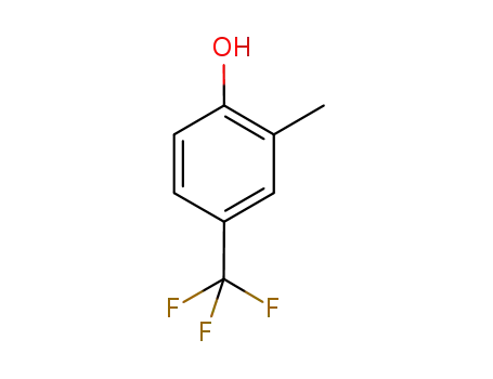 Molecular Structure of 77227-90-8 (2-methyl-4-(trifluoromethyl)phenol)