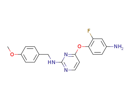 4-(4-amino-2-fluorophenoxy)-N-(4-methoxybenzyl)pyrimidin-2-amine