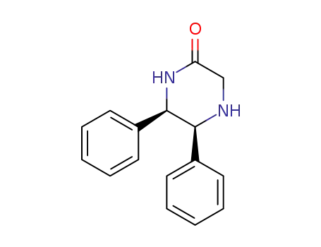 Molecular Structure of 31819-61-1 ((5S,6R)-(+)-5,6-diphenylpiperazin-2-one)
