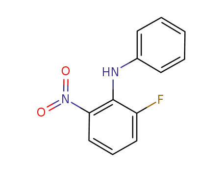 Molecular Structure of 1033225-32-9 ((2-fluoro-6-nitrophenyl)phenylamine)