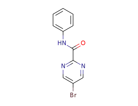 Molecular Structure of 1419603-32-9 (5-bromo-N-phenylpyrimidine-2-carboxamide)