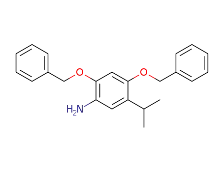 2,4-bis-(benzyloxy)-5-isopropylaniline