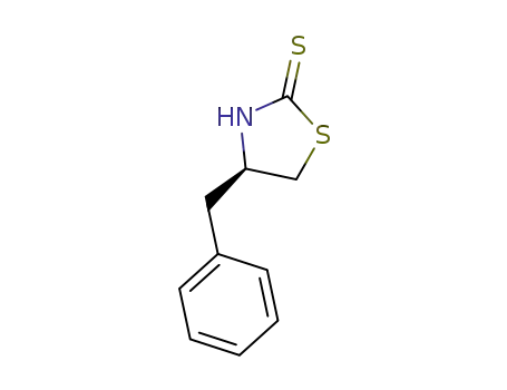 Molecular Structure of 110199-17-2 ((R)-4-BENZYL-1,3-THIAZOLIDINE-2-THIONE)