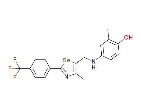 C<sub>19</sub>H<sub>17</sub>F<sub>3</sub>N<sub>2</sub>OSe