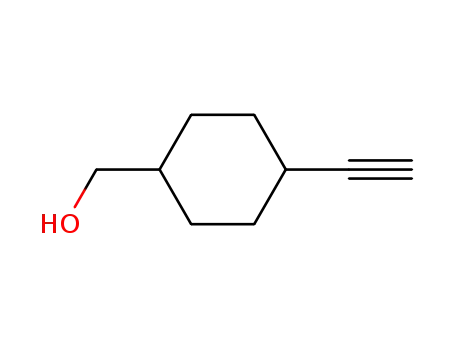 Molecular Structure of 120077-79-4 (Cyclohexanemethanol, 4-ethynyl- (9CI))